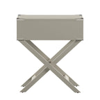 Kenton II X Base Wood Accent Campaign Table iNSPIRE Q Modern