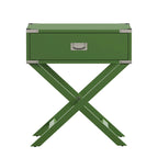 Kenton II X Base Wood Accent Campaign Table iNSPIRE Q Modern