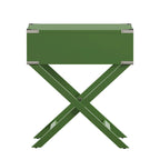 Kenton II X Base Wood Accent Campaign Table iNSPIRE Q Modern