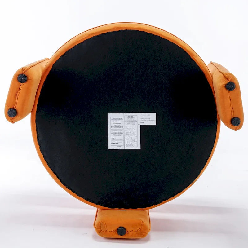 Modern Velvet Accent Chair with Armrests for Living Room