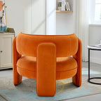 Modern Velvet Accent Chair with Armrests for Living Room