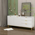 2 Door Large Storage Cabinet 3 Drawer TV Cabinet Buffet Sideboard