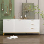 2 Door Large Storage Cabinet 3 Drawer TV Cabinet Buffet Sideboard