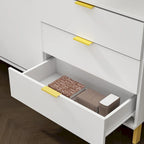 2 Door Large Storage Cabinet 3 Drawer TV Cabinet Buffet Sideboard