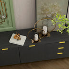 2 Door Large Storage Cabinet 3 Drawer TV Cabinet Buffet Sideboard