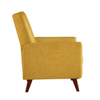 Aurora Modern Manual Recliner Set of 2 with Solid Wooden Legs