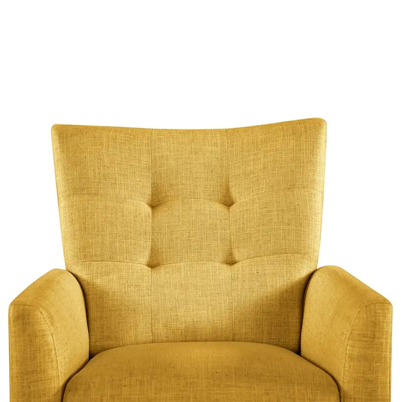 Aurora Modern Manual Recliner Set of 2 with Solid Wooden Legs