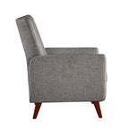 Aurora Modern Manual Recliner Set of 2 with Solid Wooden Legs