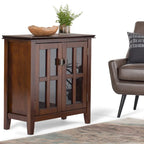 WYNDENHALL Stratford SOLID WOOD 30 inch Wide Low Storage Cabinet - 30w x 14d x 31 h