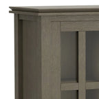 WYNDENHALL Stratford SOLID WOOD 30 inch Wide Low Storage Cabinet - 30w x 14d x 31 h