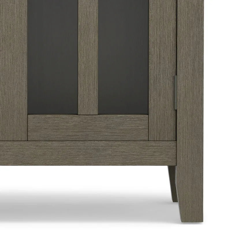 WYNDENHALL Stratford SOLID WOOD 30 inch Wide Low Storage Cabinet - 30w x 14d x 31 h