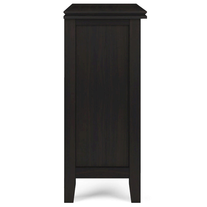 WYNDENHALL Stratford SOLID WOOD 30 inch Wide Low Storage Cabinet - 30w x 14d x 31 h