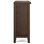 WYNDENHALL Stratford SOLID WOOD 30 inch Wide Low Storage Cabinet - 30w x 14d x 31 h