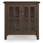 WYNDENHALL Stratford SOLID WOOD 30 inch Wide Low Storage Cabinet - 30w x 14d x 31 h