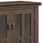 WYNDENHALL Stratford SOLID WOOD 30 inch Wide Low Storage Cabinet - 30w x 14d x 31 h