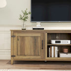 Wood Storage Cabinet Media Console for TVs up to 80