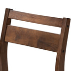 Contemporary Fabric 5-Piece Wood Dining Set