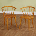 Simple Living Florence Solid Wood Spindle Dining Chairs (Set of 2)