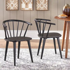 Simple Living Florence Solid Wood Spindle Dining Chairs (Set of 2)