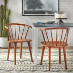 Simple Living Florence Solid Wood Spindle Dining Chairs (Set of 2)