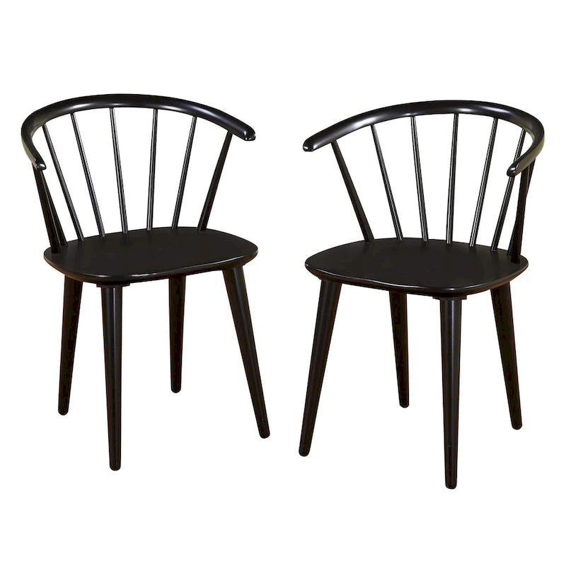 Simple Living Florence Solid Wood Spindle Dining Chairs (Set of 2)