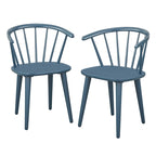 Simple Living Florence Solid Wood Spindle Dining Chairs (Set of 2)