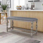 Furniture of America Graypath Farmhouse 50-inch Counter Height Bench