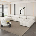 U-shaped Velvet Upholstery Sectional Modern Modular Couch