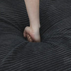 181.10 Corduroy Fabric 6-Piece Oversize Sectional Sofa