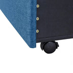 Queen Size Storage Bed Linen Upholstered Platform Bed with 3 Drawers