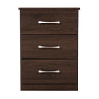 Boston 3-drawer Wooden Nightstand
