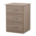 Boston 3-drawer Wooden Nightstand