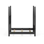 Homestyles Bedford Black King Poster Bed