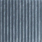 CraftPorch Corduroy Luxurious Gold PU Strip Wingback Velvet Upholstered Bed