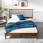 Priage by ZINUS Mid Century Wood Platform Bed Frame