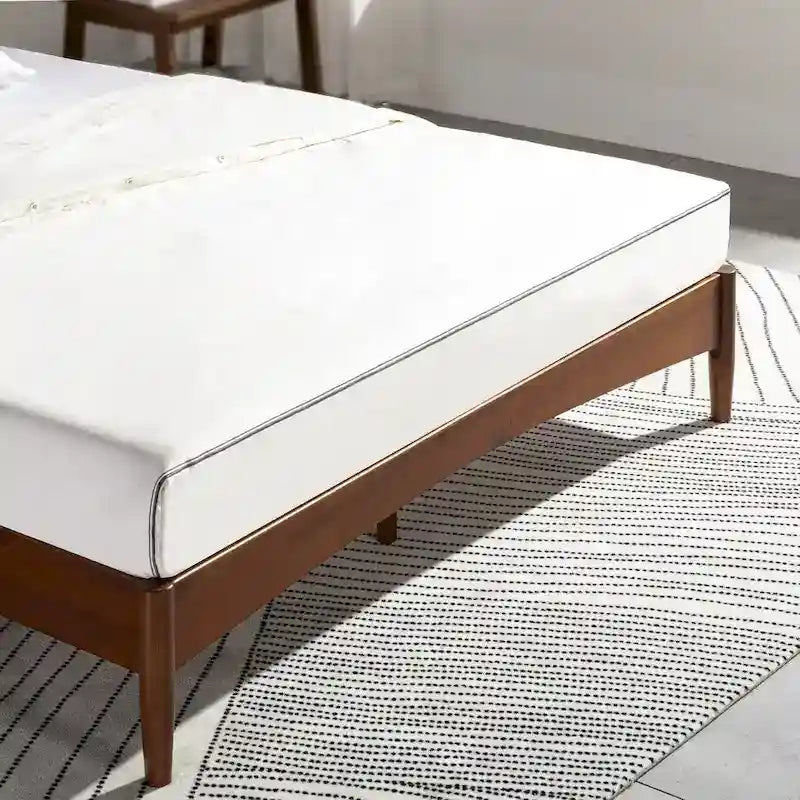 Priage by ZINUS Mid Century Wood Platform Bed Frame