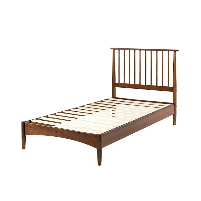 Priage by ZINUS Mid Century Wood Platform Bed Frame