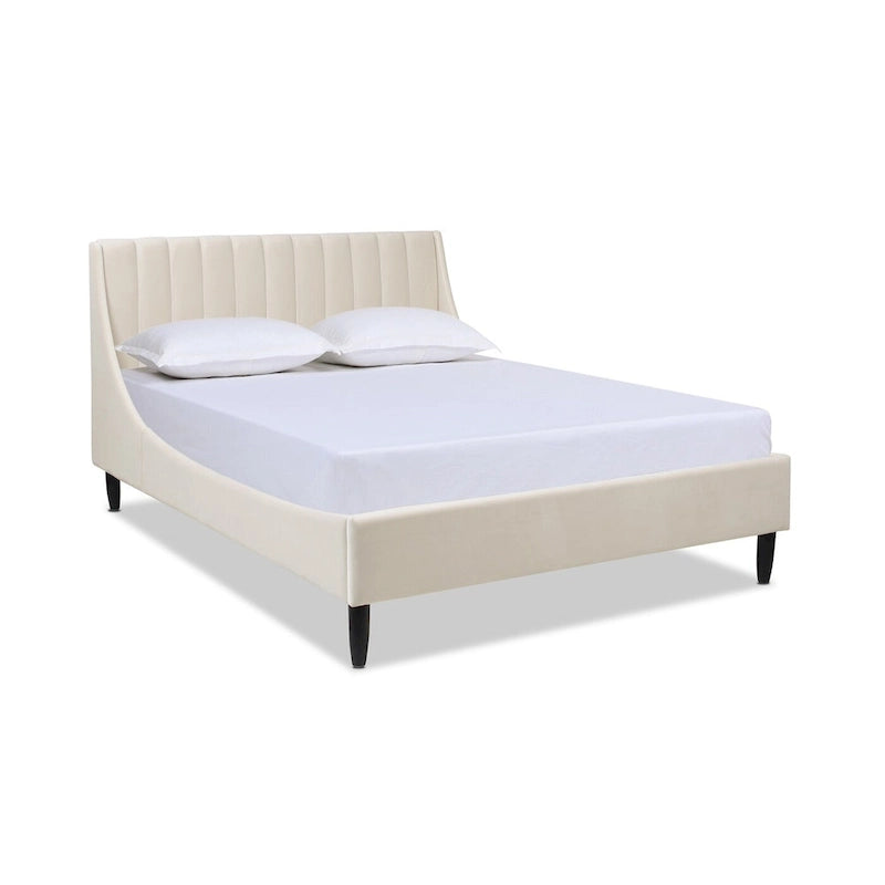 Aspen Vertical Tufted Upholstered Platform Bed