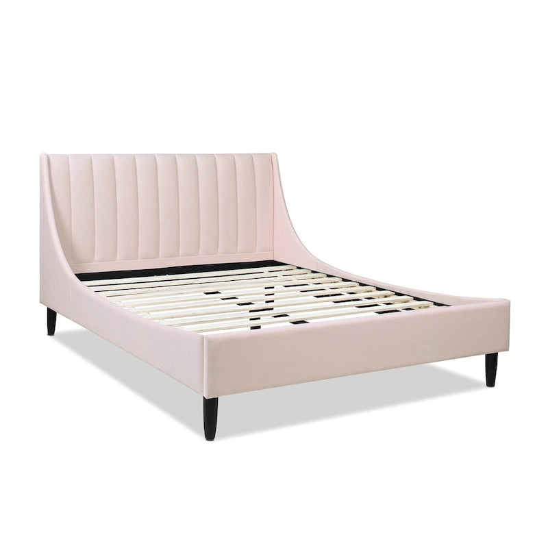 Aspen Vertical Tufted Upholstered Platform Bed