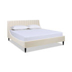 Aspen Vertical Tufted Upholstered Platform Bed