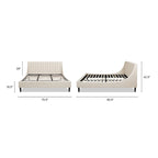 Aspen Vertical Tufted Upholstered Platform Bed