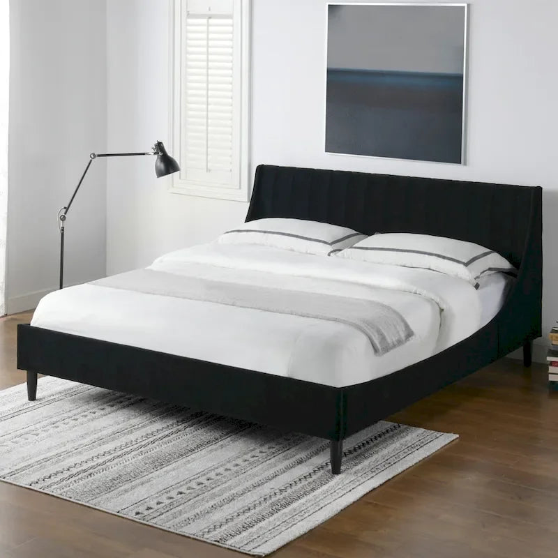 Aspen Vertical Tufted Upholstered Platform Bed