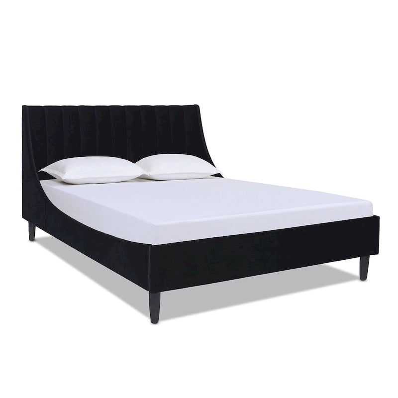 Aspen Vertical Tufted Upholstered Platform Bed