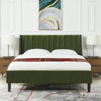 Aspen Vertical Tufted Upholstered Platform Bed