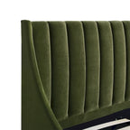 Aspen Vertical Tufted Upholstered Platform Bed