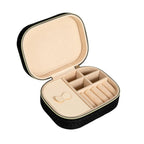 Household Essentials Fabric Travel Jewelry Organizer Box - 5.0L x 3.8W x 2.0H