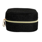 Household Essentials Fabric Travel Jewelry Organizer Box - 5.0L x 3.8W x 2.0H