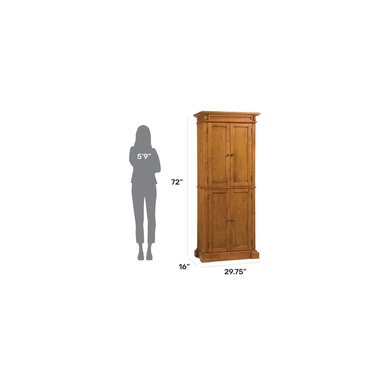 Americana Distressed Oak Pantry, 72H