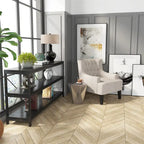 3 Tiers Console Table TV Stand with Storage Shelves,Sofa Table