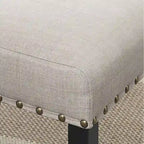 Roundhill Furniture Biony 3-Piece 36 Round Espresso Bar Table with 2 Nail Head Barstools